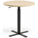 Boost Gas Lift Single Leg Table for Round Tops